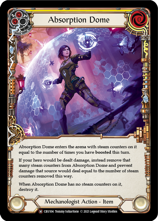 Absorption Dome (Rainbow Foil) [CRU104-RF] Unlimited Rainbow Foil - Duel Kingdom