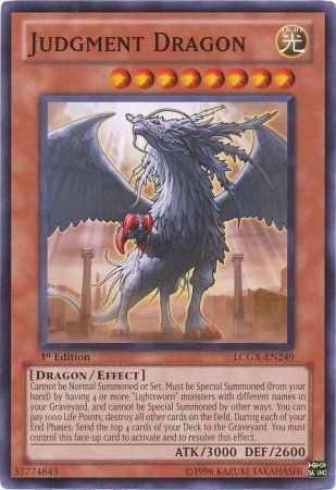 Judgment Dragon [LCGX-EN249] Common - Duel Kingdom
