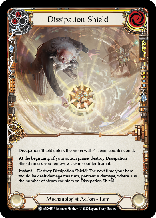 Dissipation Shield [ARC035] Unlimited Rainbow Foil - Duel Kingdom