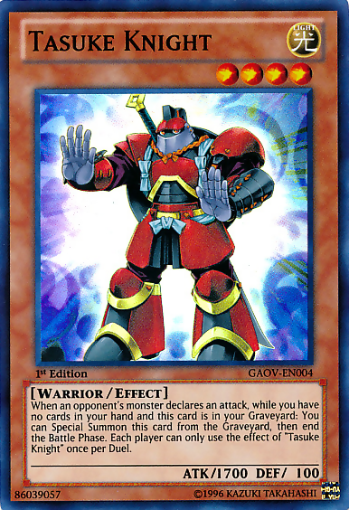 Tasuke Knight [GAOV-EN004] Super Rare - Duel Kingdom
