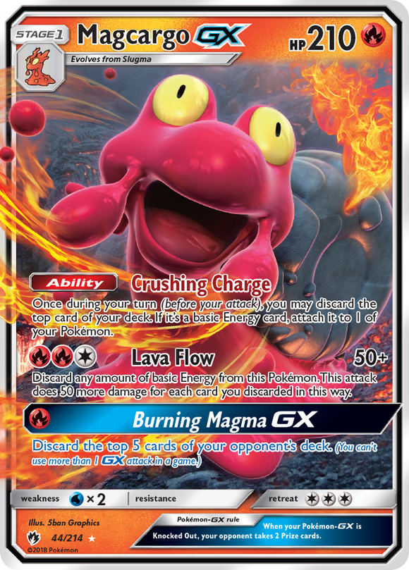 Magcargo GX (44/214) [Sun & Moon: Lost Thunder] - Duel Kingdom