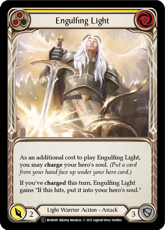 Engulfing Light (Yellow) [U-MON049] Unlimited Normal - Duel Kingdom