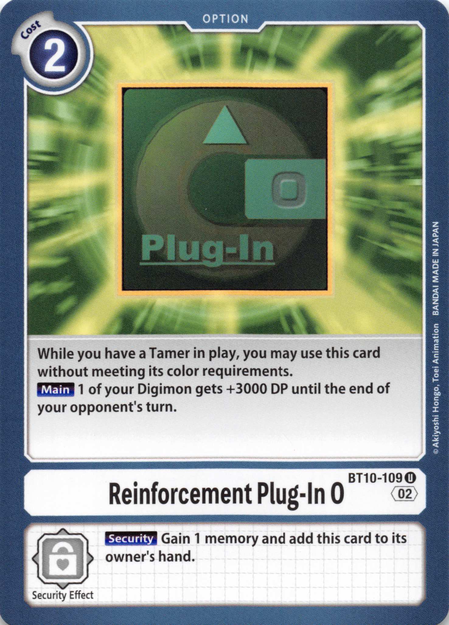 Reinforcement Plug-In 0 [BT10-109] [Xros Encounter] Normal