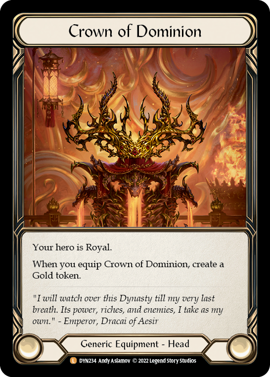 Crown of Dominion [DYN234] [Dynasty] Cold Foil