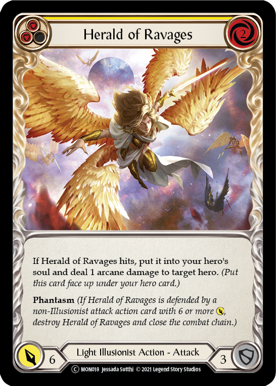 Herald of Ravages (Yellow) [U-MON018] Unlimited Normal - Duel Kingdom