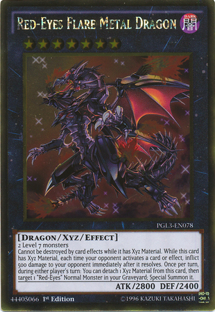 Red-Eyes Flare Metal Dragon [PGL3-EN078] Gold Rare - Duel Kingdom