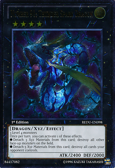 Number 91: Thunder Spark Dragon [REDU-EN098] Ultimate Rare - Duel Kingdom