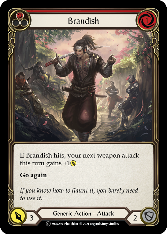 Brandish (Red) [U-MON269] Unlimited Normal - Duel Kingdom