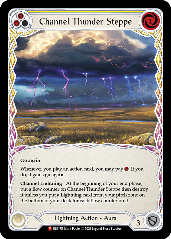 Channel Thunder Steppe [ELE175] 1st Edition Normal - Duel Kingdom