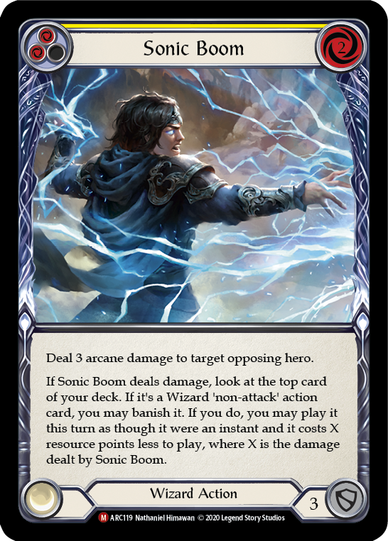 Sonic Boom [ARC119] Unlimited Rainbow Foil - Duel Kingdom