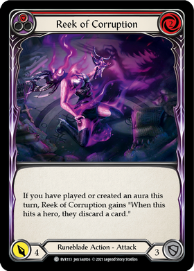 Reek of Corruption (Red) [EVR113] 1st Edition Normal - Duel Kingdom