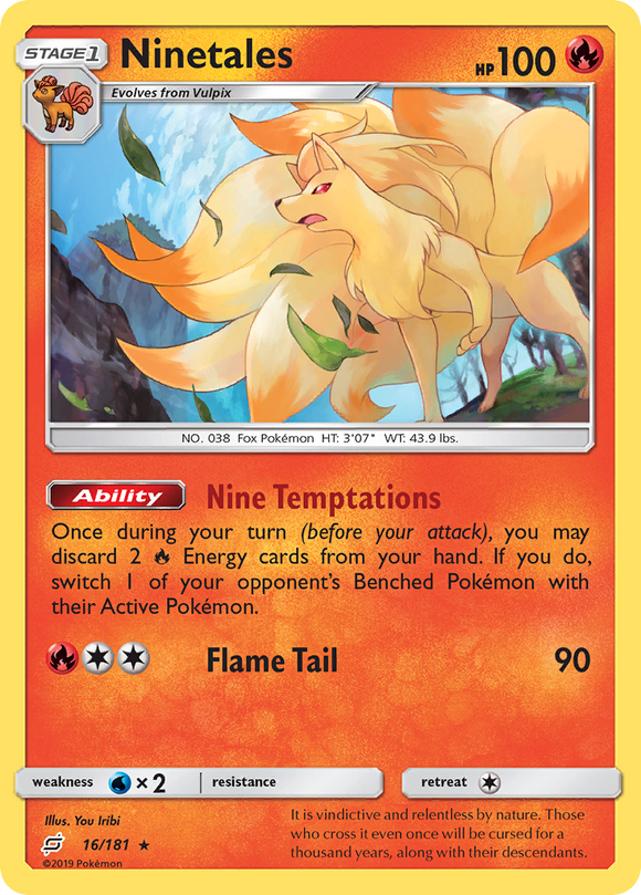 Ninetales (16/181) [Sun & Moon: Team Up] - Duel Kingdom