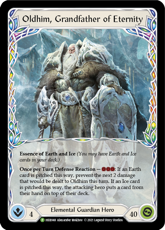 Oldhim, Grandfather of Eternity [HER048] (Promo)  Rainbow Foil