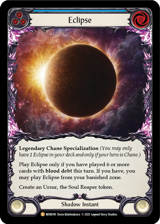 Eclipse (Cold Foil) [MON190-CF] 1st Edition Cold Foil - Duel Kingdom