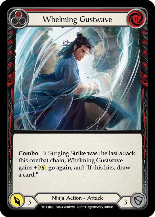 Whelming Gustwave (Red) [WTR110-C] Alpha Print Normal - Duel Kingdom