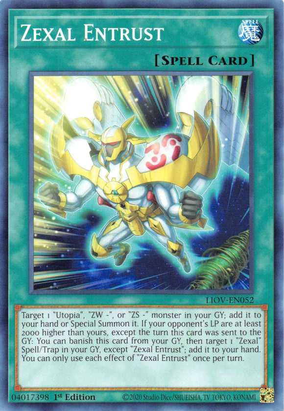 Zexal Entrust [LIOV-EN052] Common - Duel Kingdom