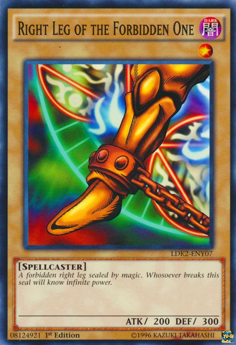 Right Leg of the Forbidden One [LDK2-ENY07] Common - Duel Kingdom