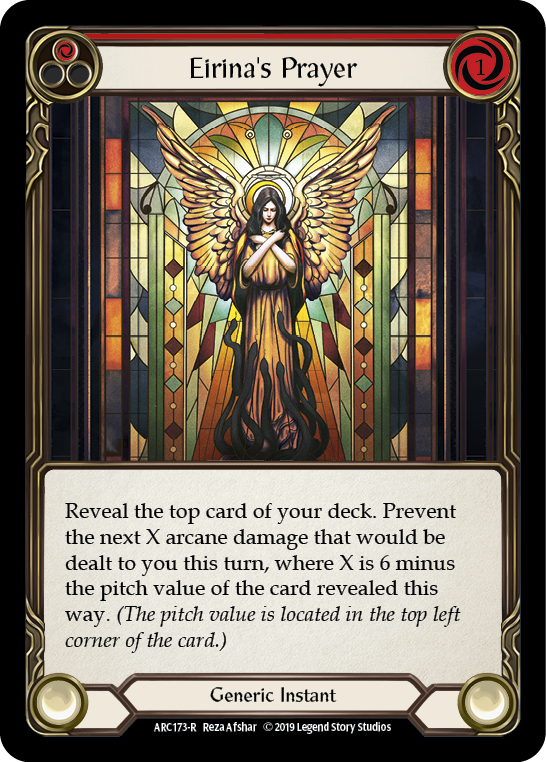Eirina's Prayer (Red) [ARC173-R] 1st Edition Normal - Duel Kingdom