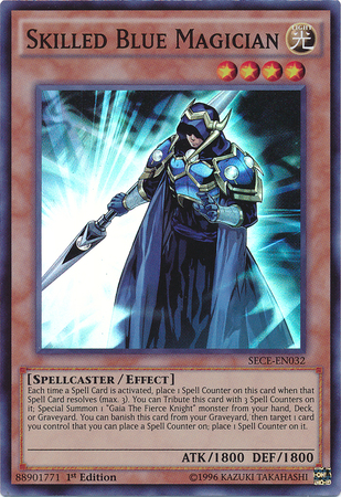 Skilled Blue Magician [SECE-EN032] Super Rare - Duel Kingdom