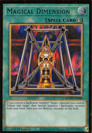 Magical Dimension [MGED-EN040] Gold Rare - Duel Kingdom