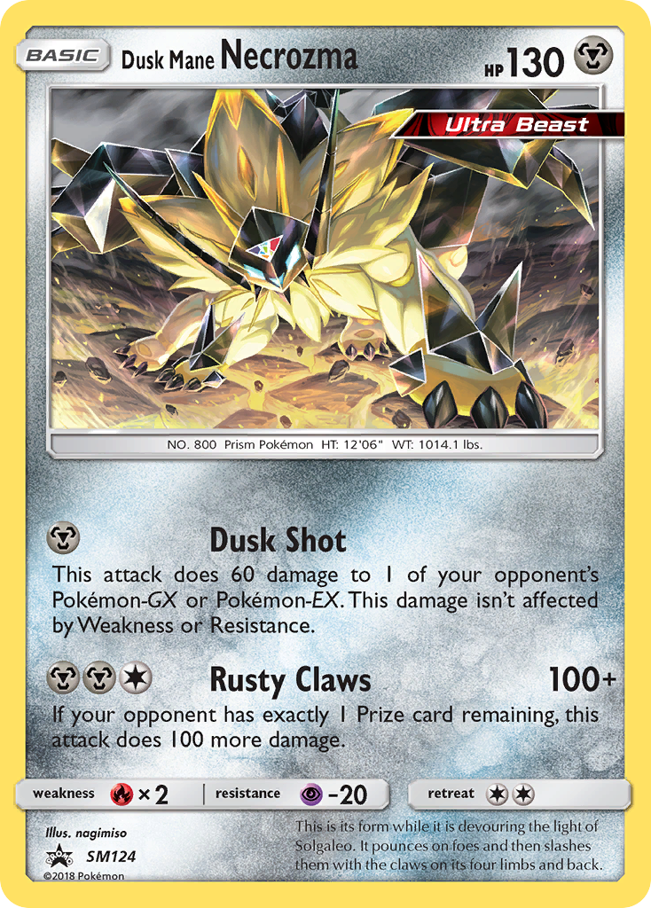 Dusk Mane Necrozma (SM124) [Sun & Moon: Black Star Promos] - Duel Kingdom