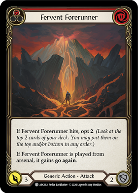 Fervent Forerunner (Red) [ARC182] Unlimited Rainbow Foil - Duel Kingdom