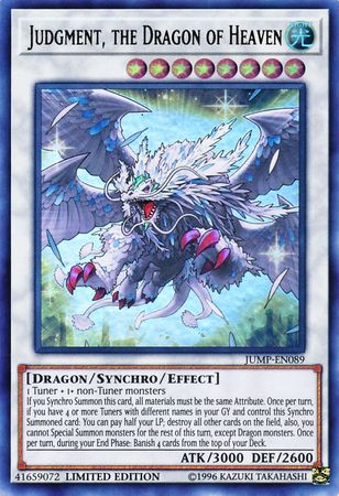 Judgment, the Dragon of Heaven [JUMP-EN089] Ultra Rare - Duel Kingdom
