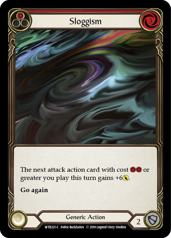 Sloggism (Red) [WTR221-C] Alpha Print Rainbow Foil - Duel Kingdom