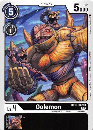 Golemon [BT10-062] [Xros Encounter] Normal