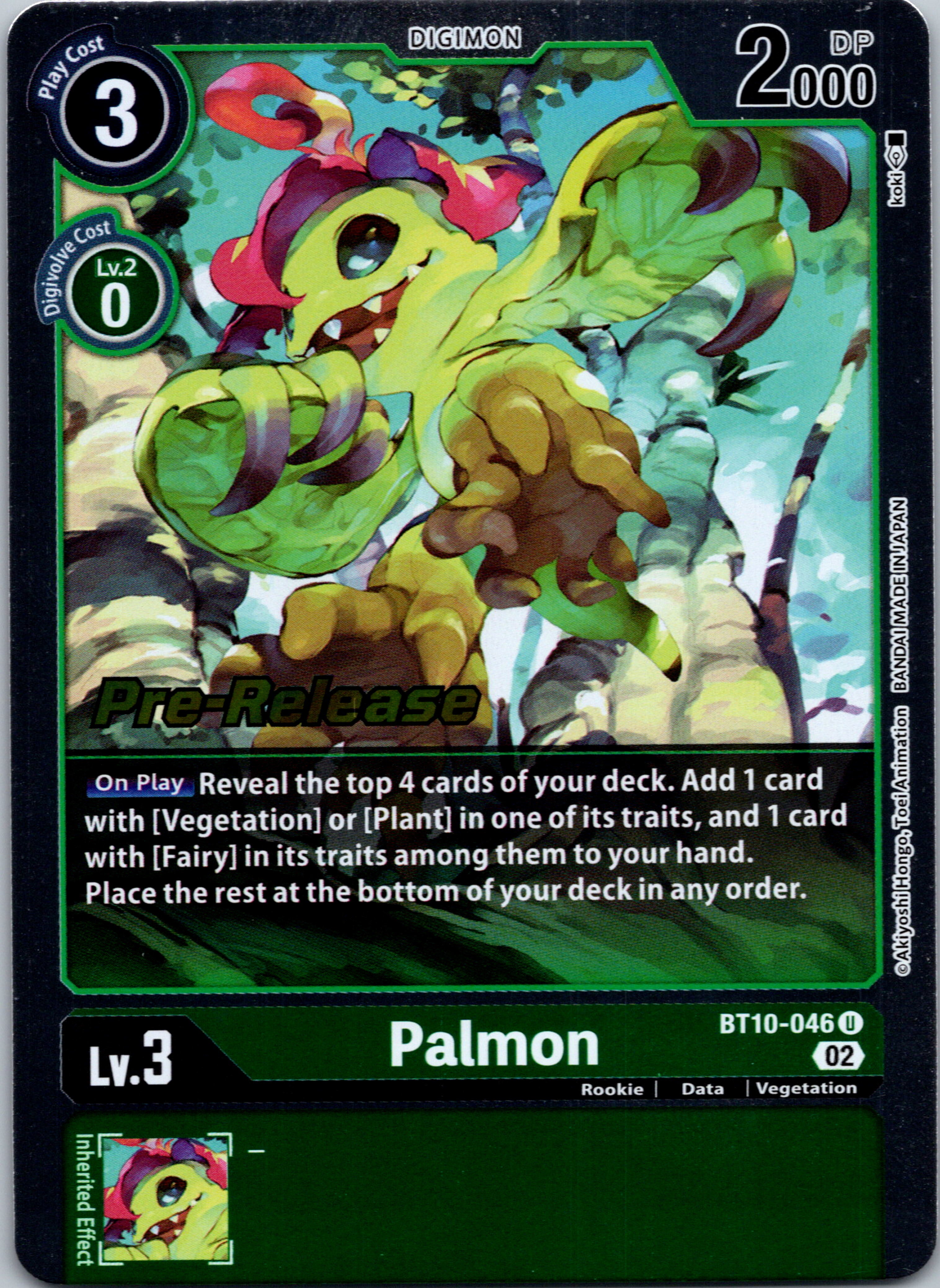 Palmon [BT10-046] [Xros Encounter Pre-Release Cards] Normal