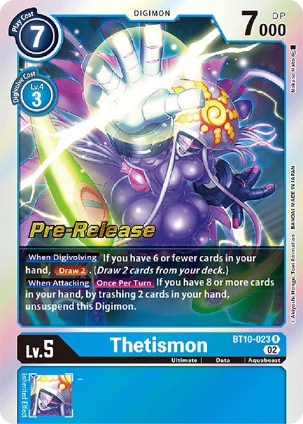 Thetismon [BT10-023] [Xros Encounter Pre-Release Cards] Normal