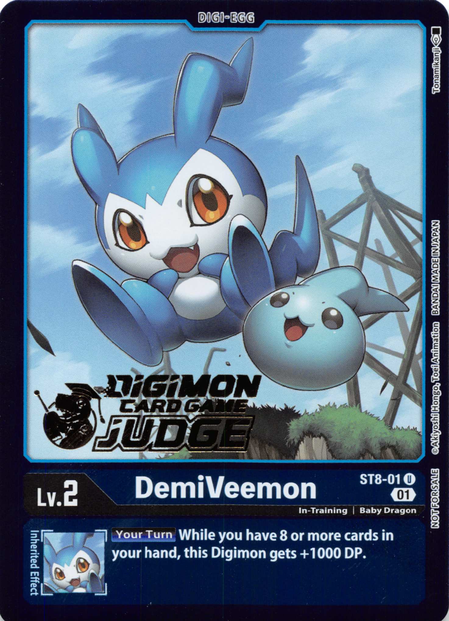 DemiVeemon (Judge Pack 2) [ST8-01] [Starter Deck 08: Ulforce Veedramon] Foil