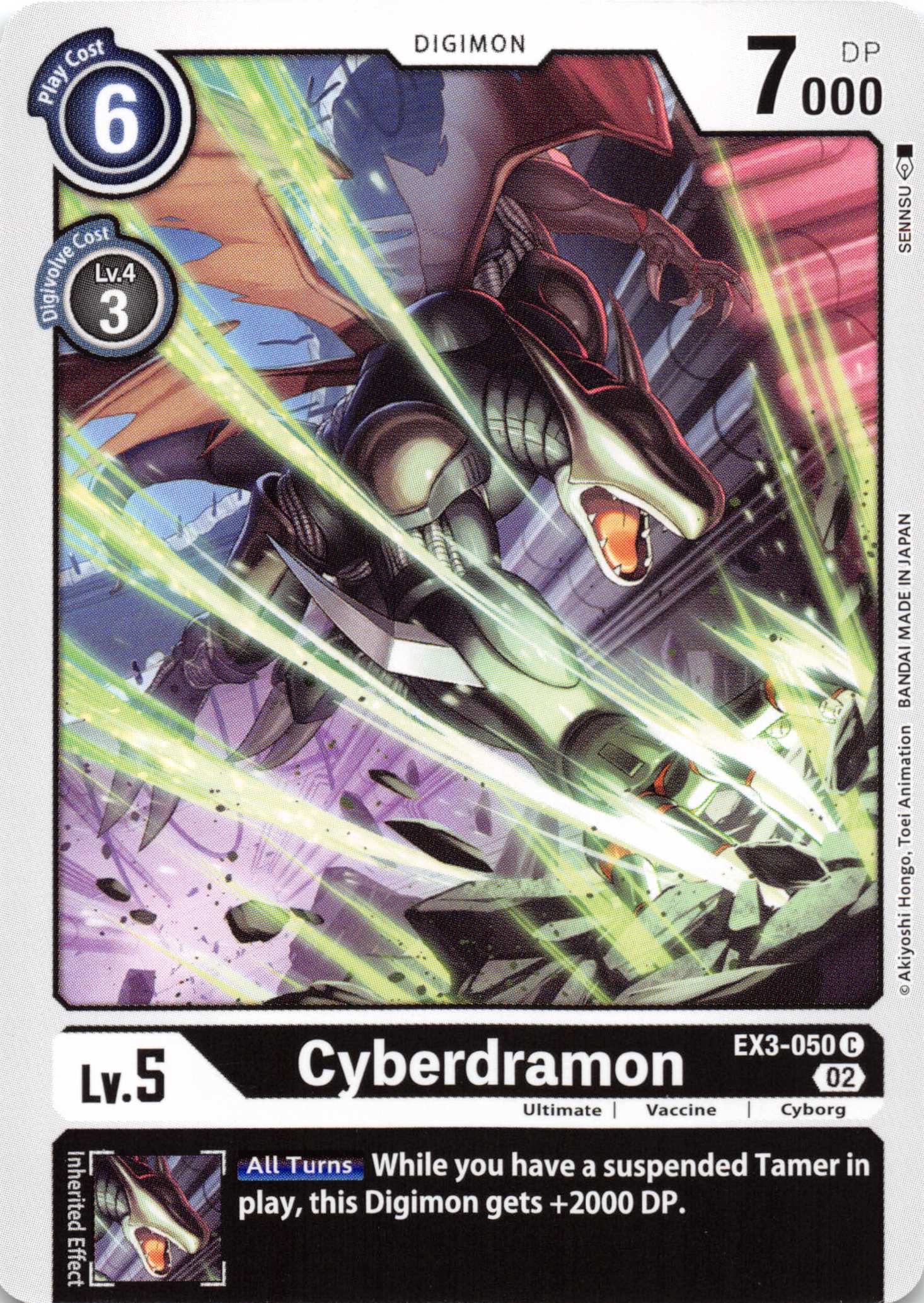 Cyberdramon [EX3-050] [Draconic Roar] Normal