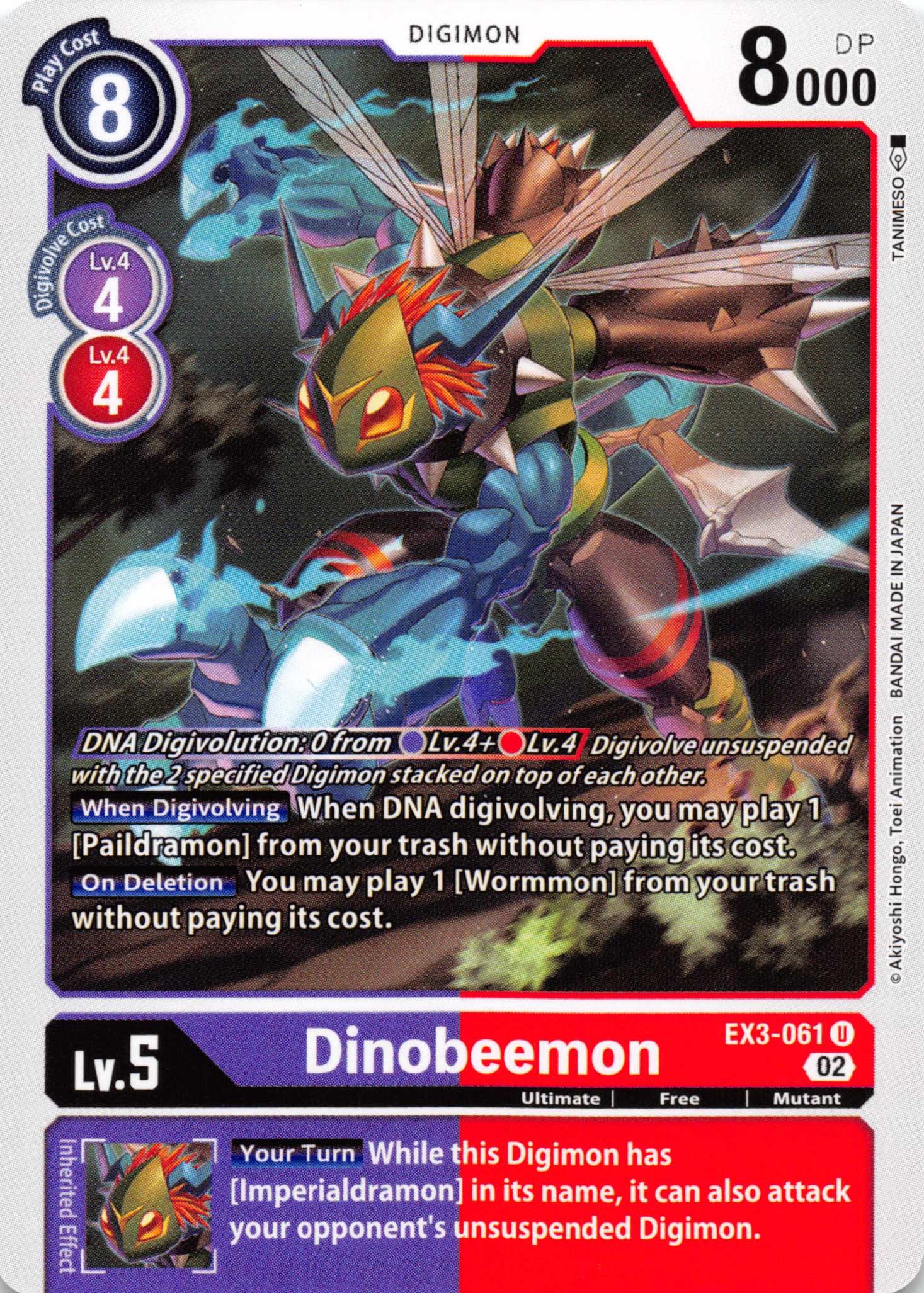 Dinobeemon [EX3-061] [Draconic Roar] Normal