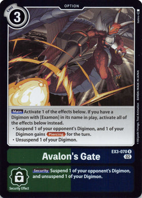 Avalon's Gate [EX3-070-R] [Draconic Roar] Foil