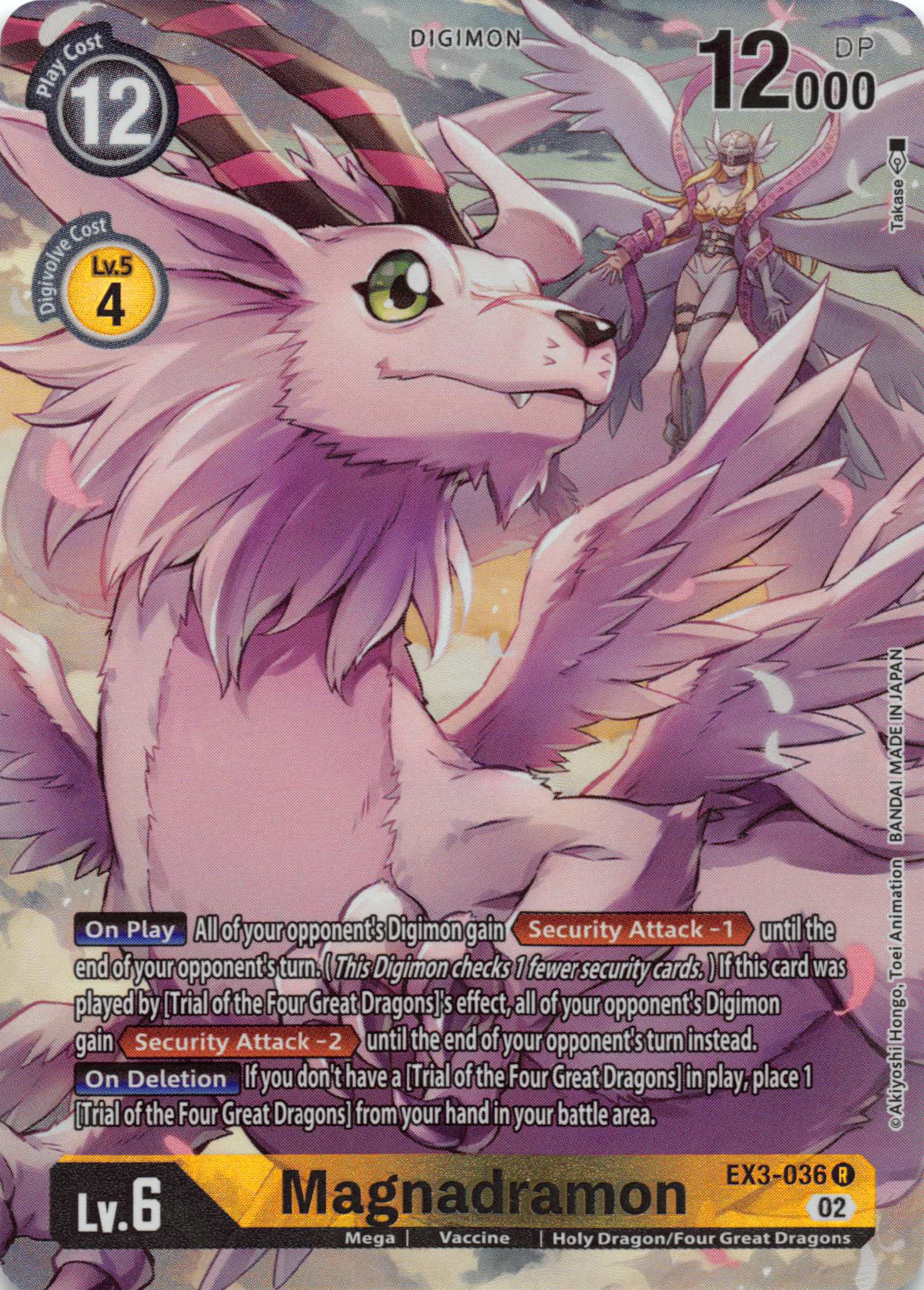 Magnadramon (Alternate Art) [EX3-036] [Draconic Roar] Foil