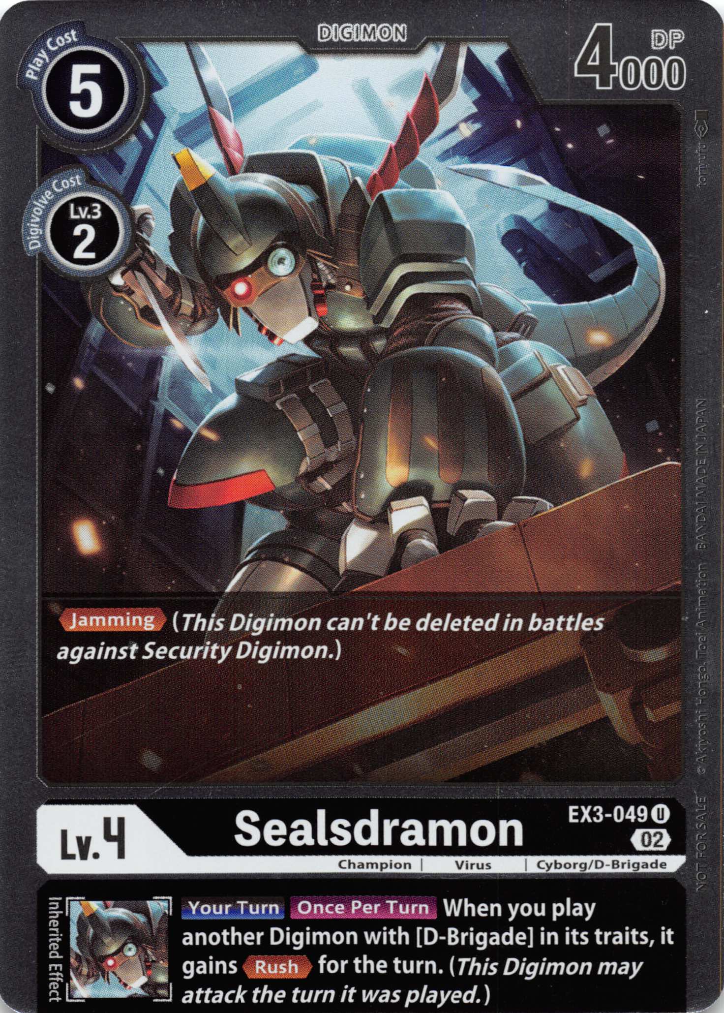 Sealsdramon (Box Topper) [EX3-049] [Draconic Roar] Foil