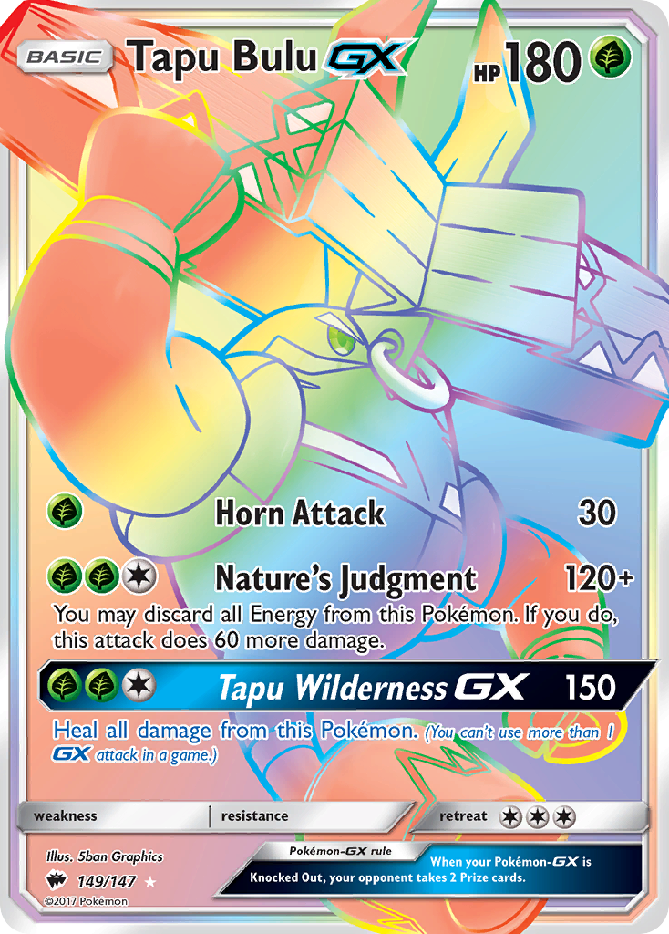 Tapu Bulu GX (149/147) [Sun & Moon: Burning Shadows] - Duel Kingdom