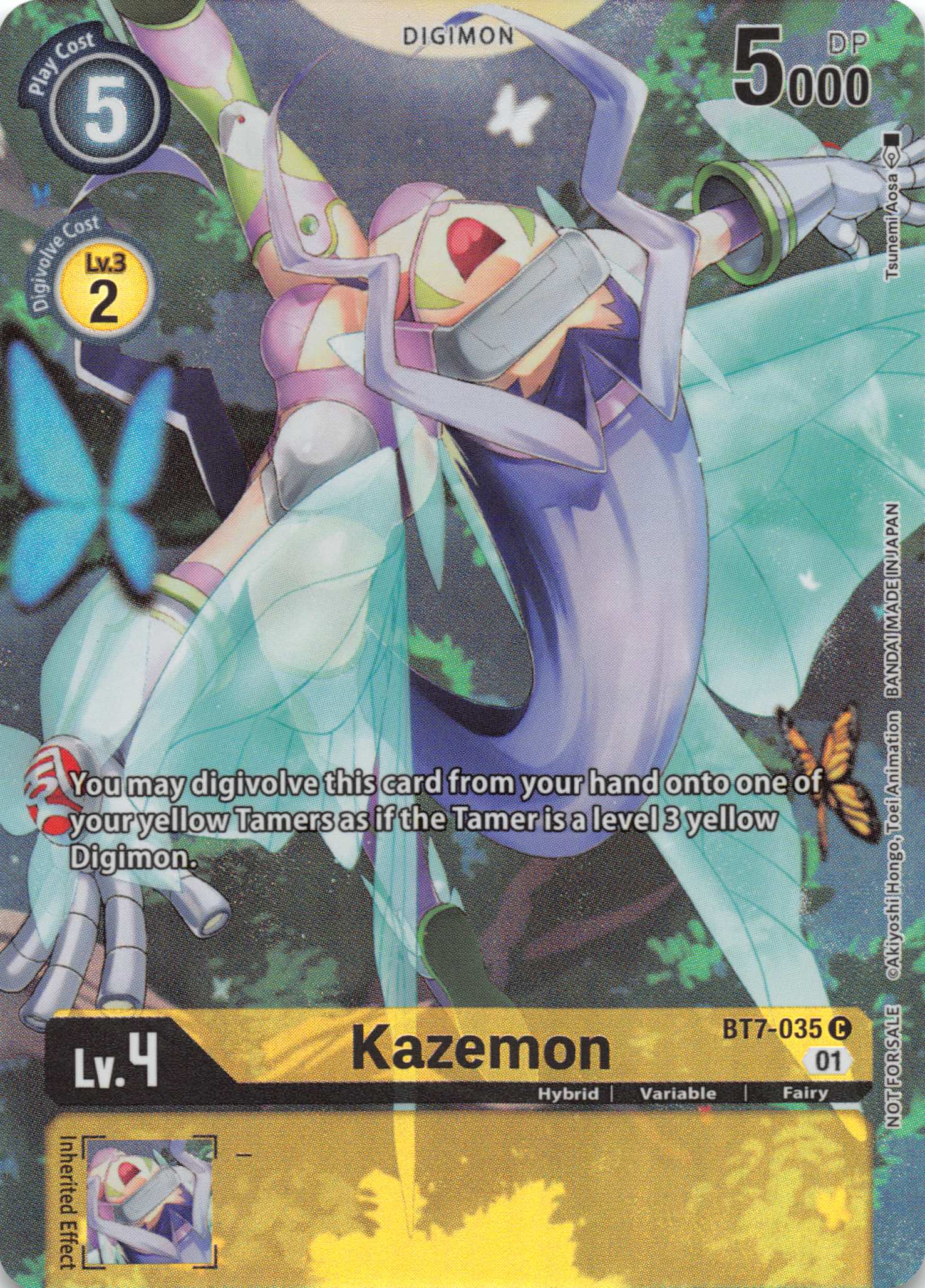 Kazemon (2nd Anniversary Frontier Card) [BT7-035] [Next Adventure] Foil