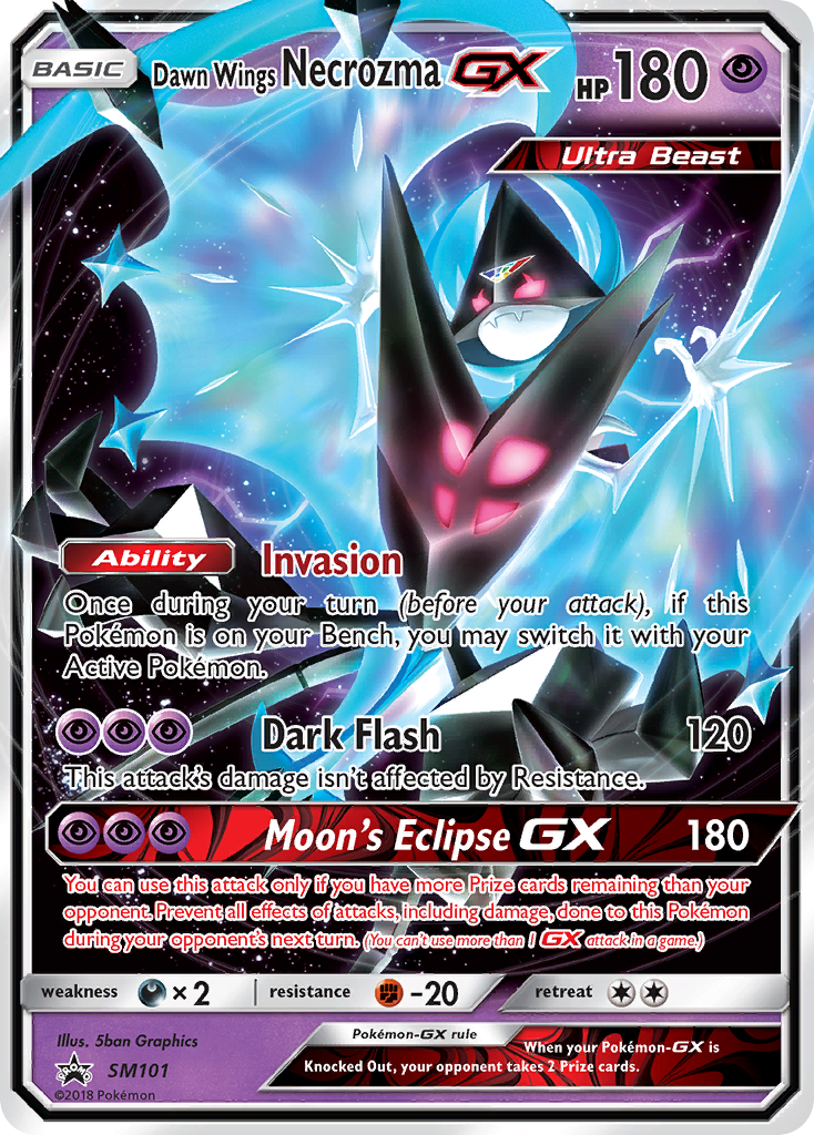 Dawn Wings Necrozma GX (SM101) [Sun & Moon: Black Star Promos] - Duel Kingdom