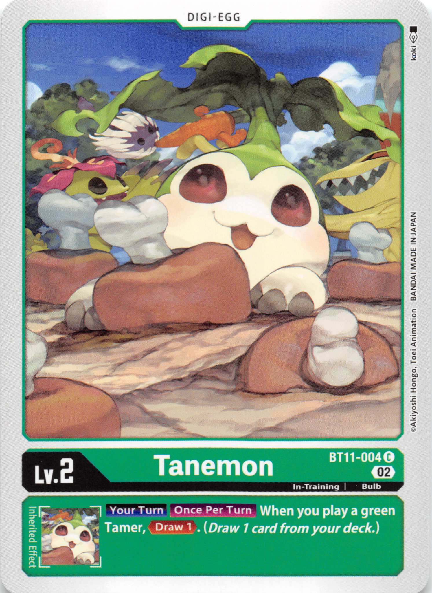 Tanemon [BT11-004] [Dimensional Phase] Normal