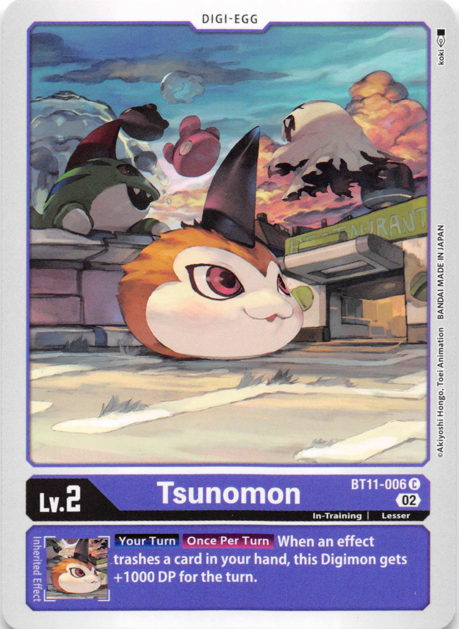 Tsunomon [BT11-006] [Dimensional Phase] Foil