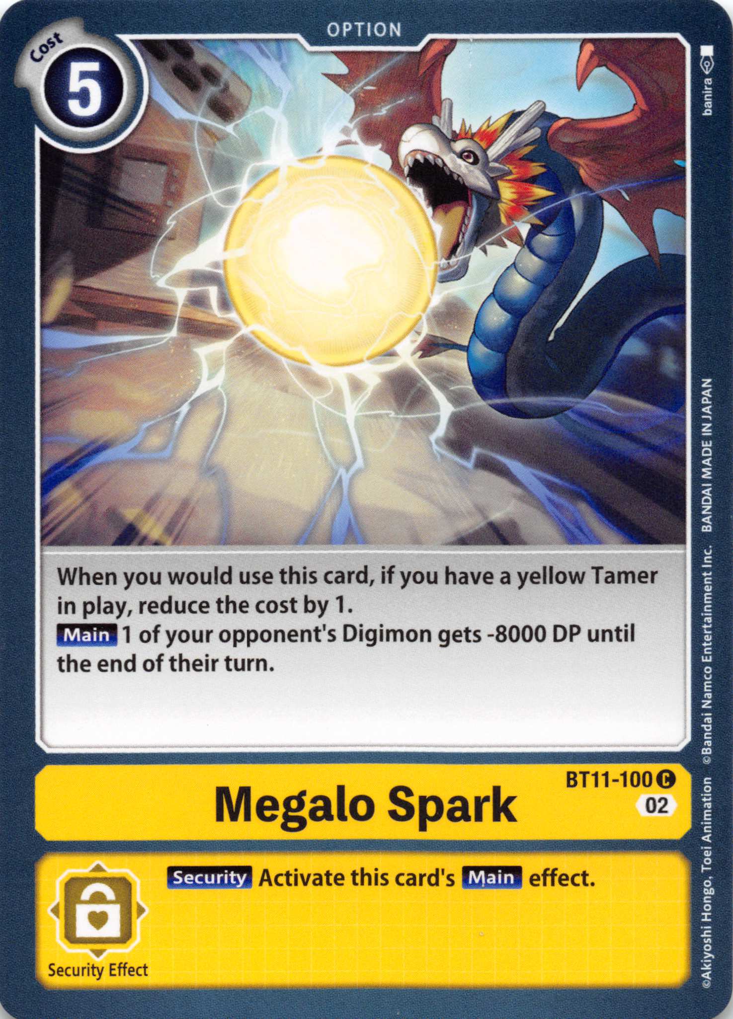 Megalo Spark [BT11-100] [Dimensional Phase] Normal