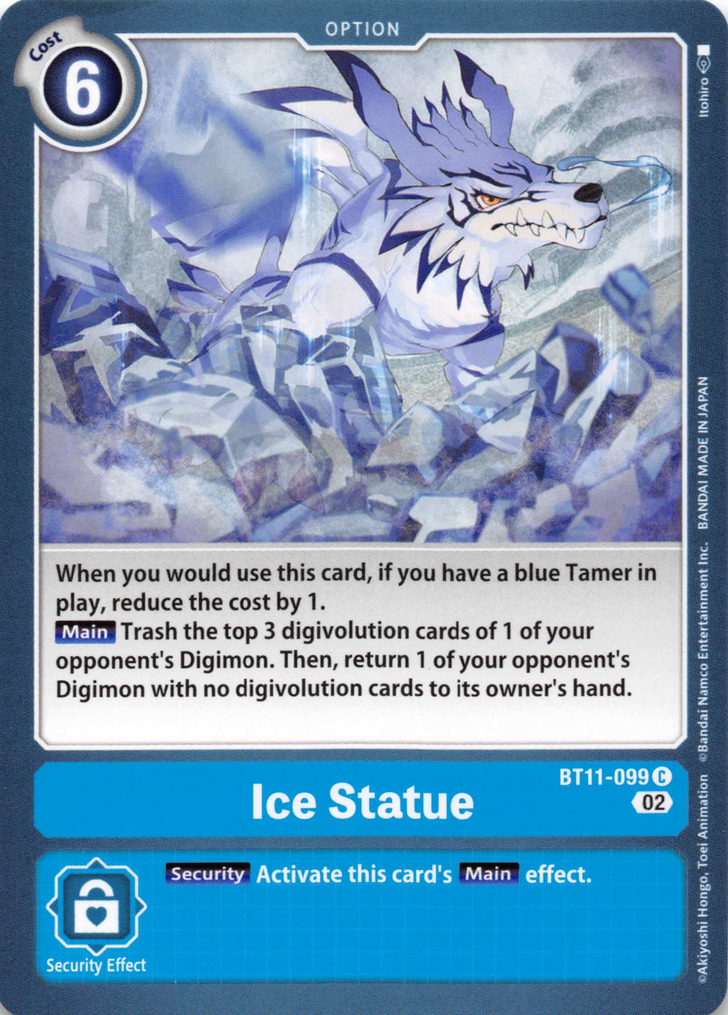 Ice Statue [BT11-099] [Dimensional Phase] Normal
