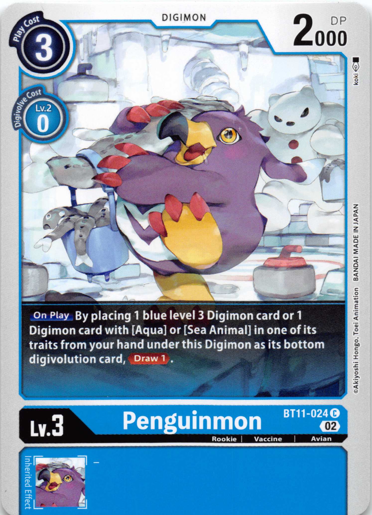 Penguinmon [BT11-024] [Dimensional Phase] Normal