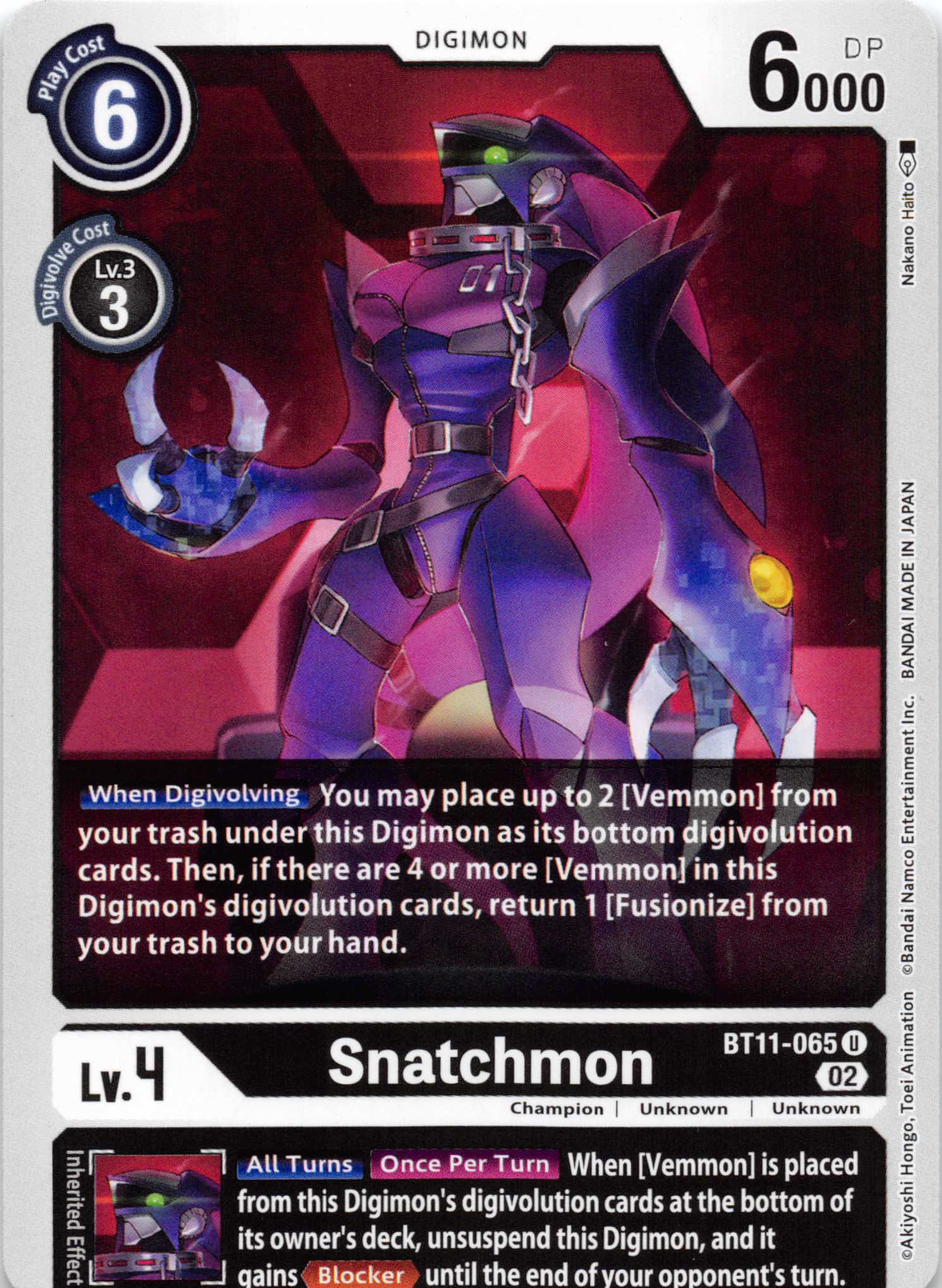Snatchmon [BT11-065] [Dimensional Phase] Normal
