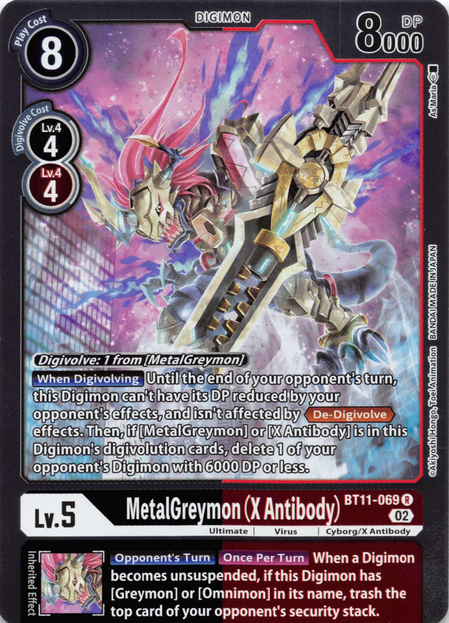 MetalGreymon (X Antibody) [BT11-069] [Dimensional Phase] Foil