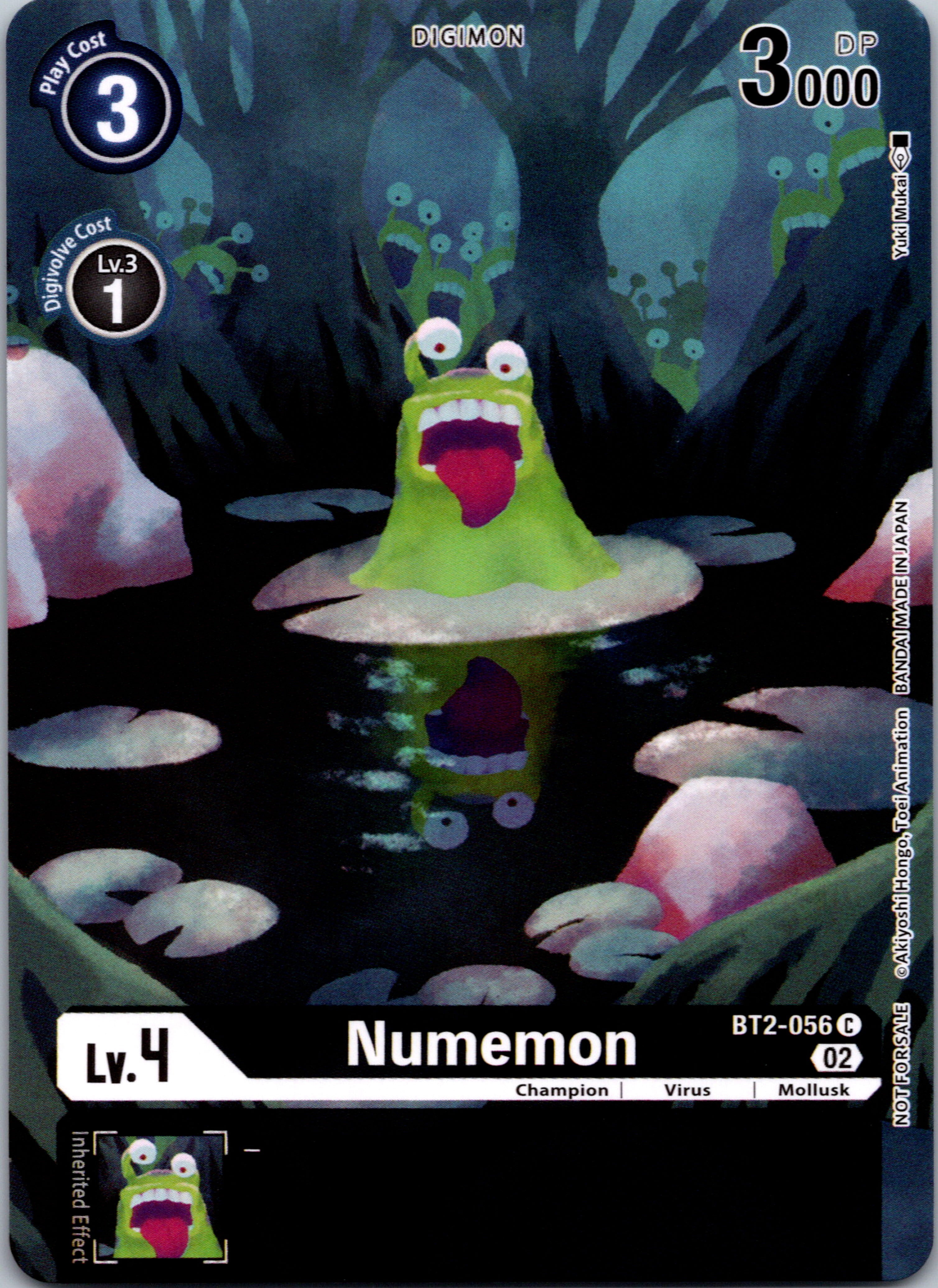 Numemon (Digimon Illustration Competition Pack) [BT2-056] [Dimensional Phase] Normal