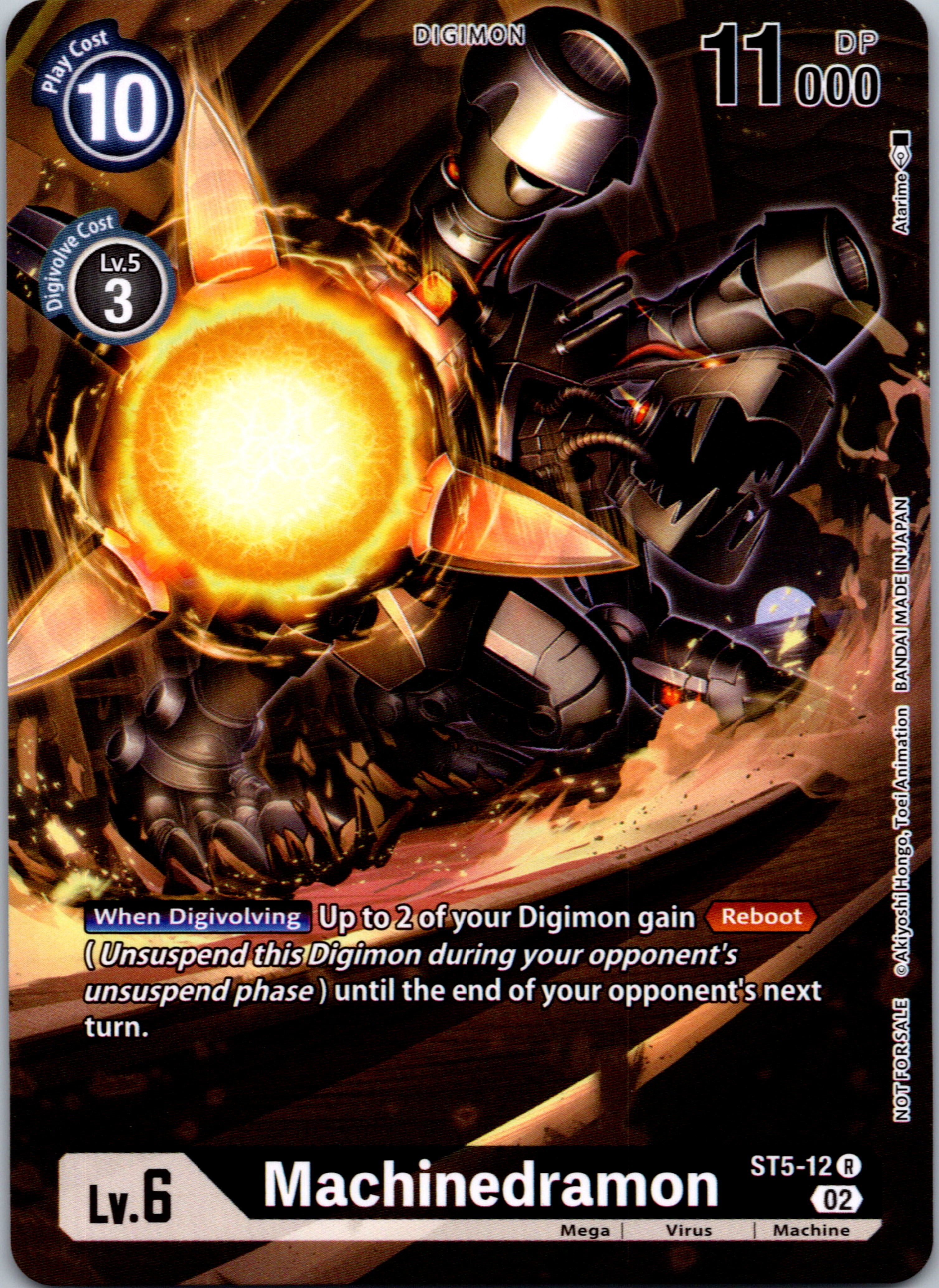 Machinedramon (Digimon Illustration Competition Pack 2022) [ST5-12] [Dimensional Phase] Normal