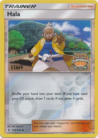 Hala (126/145) (Regional Championship Promo Staff) [Sun & Moon: Guardians Rising] - Duel Kingdom